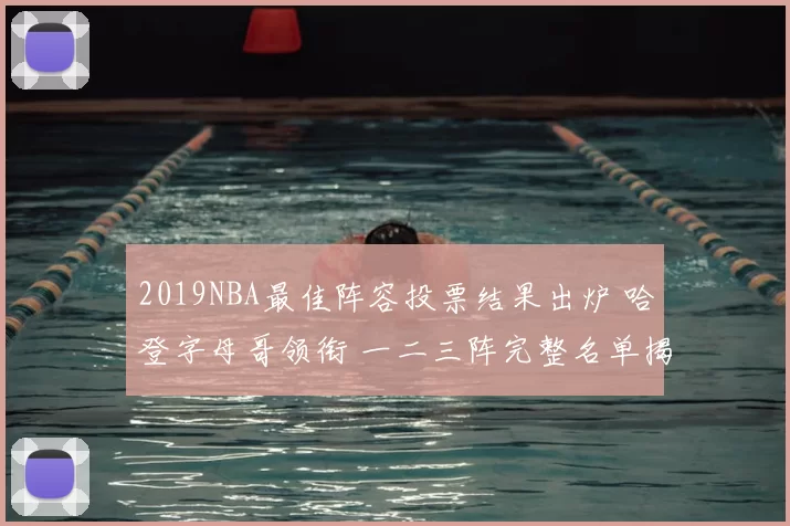 2019NBA最佳阵容投票结果出炉 哈登字母哥领衔 一二三阵完整名单揭晓