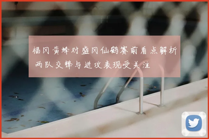 福冈黄蜂对盛冈仙鹤赛前看点解析 两队交锋与进攻表现受关注